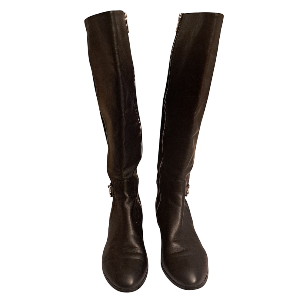 Michael Kors Hamilton Leather Riding Boot - Picture 5 of 15